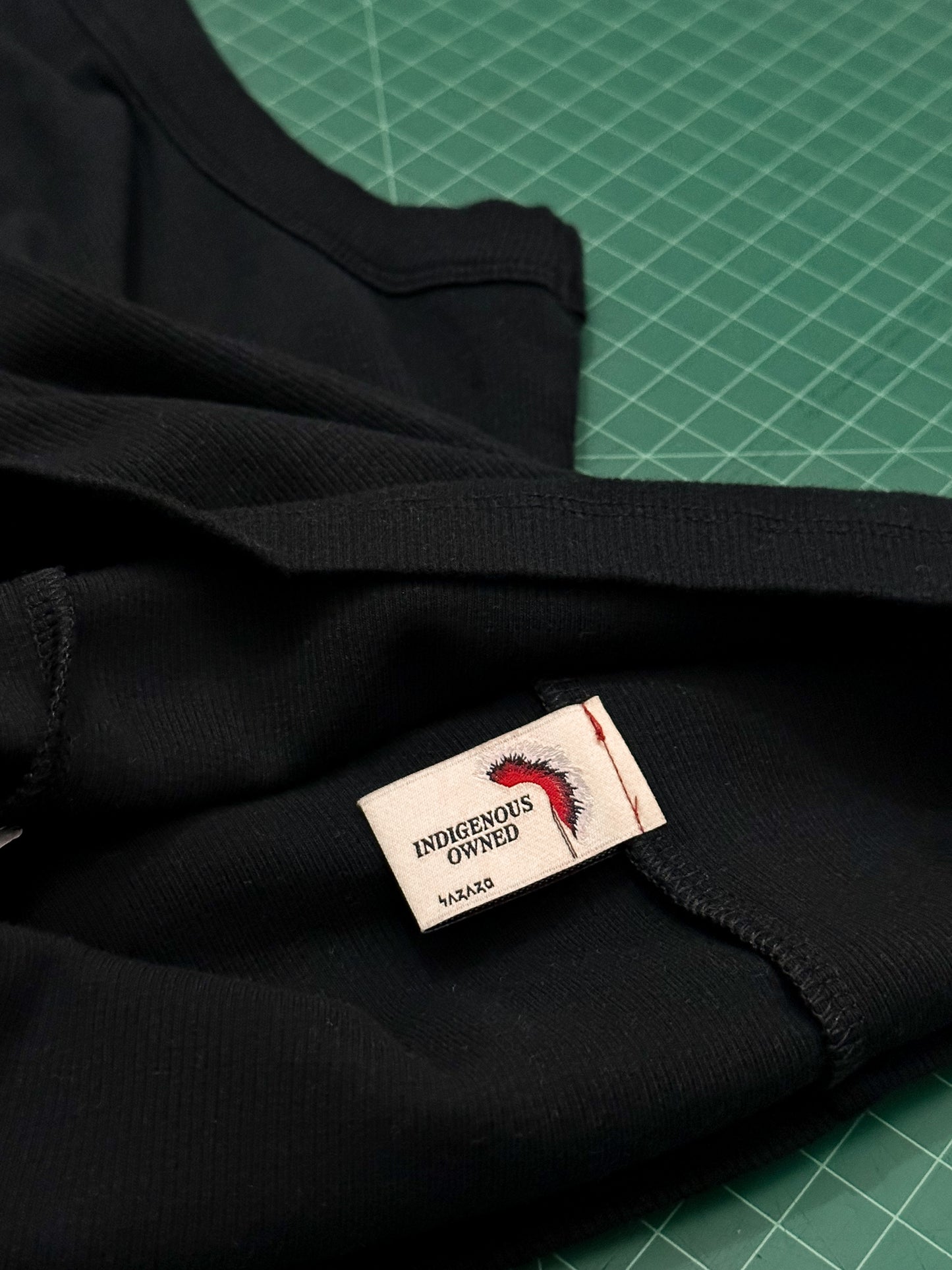 H2Y Text Tank Top - Black