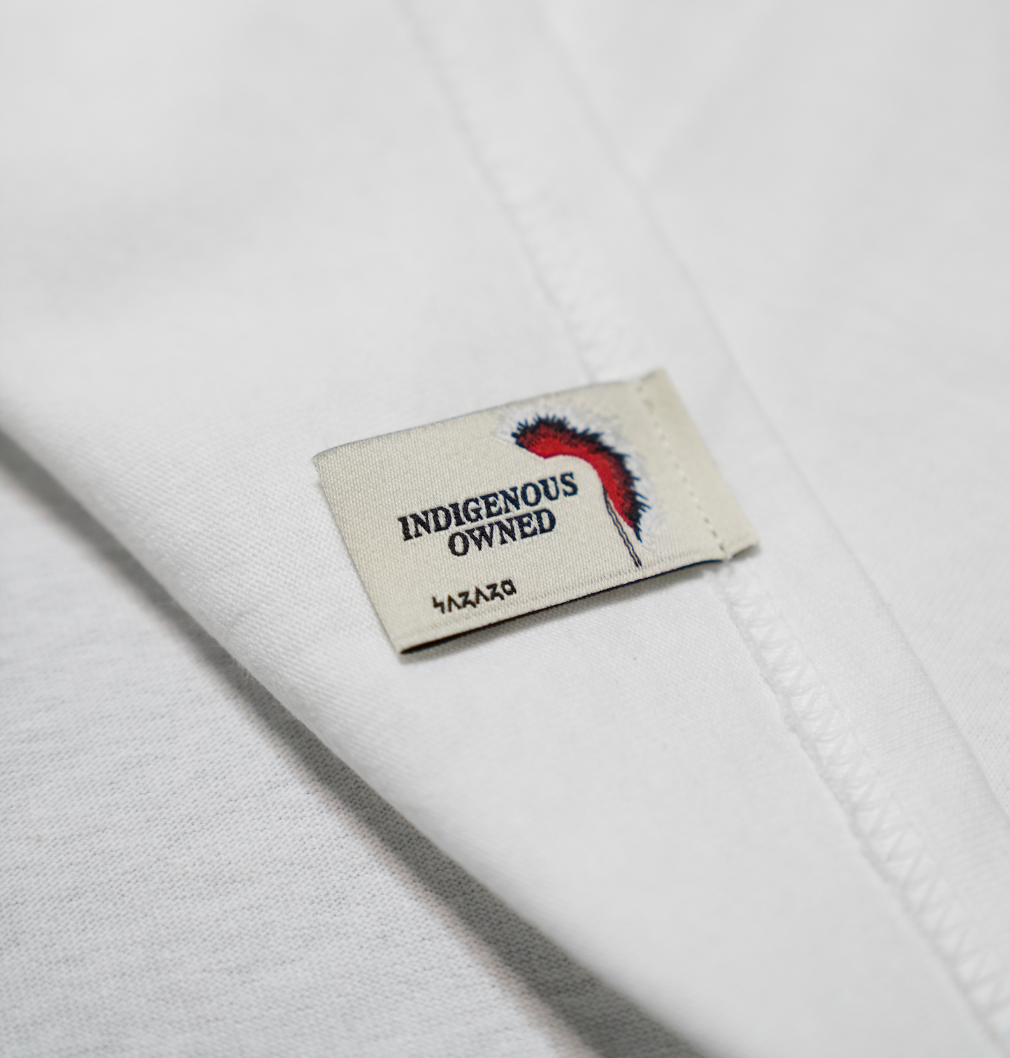 Support Indigenous Art Tee - White (15% Proceeds Donated)