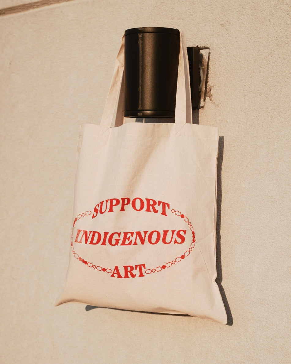 Support Indigenous Art Tote Bag (20% Proceeds Donated)