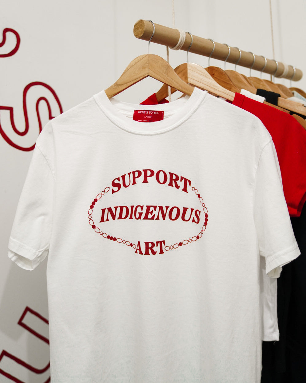 Support Indigenous Art Tee (20% Proceeds Donated)